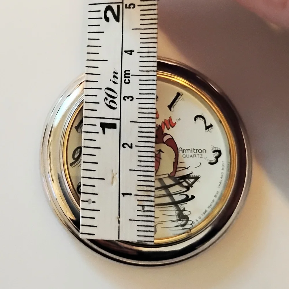 Armitron Looney Tunes Taz Manian Devil Collectible Pocket Watch
